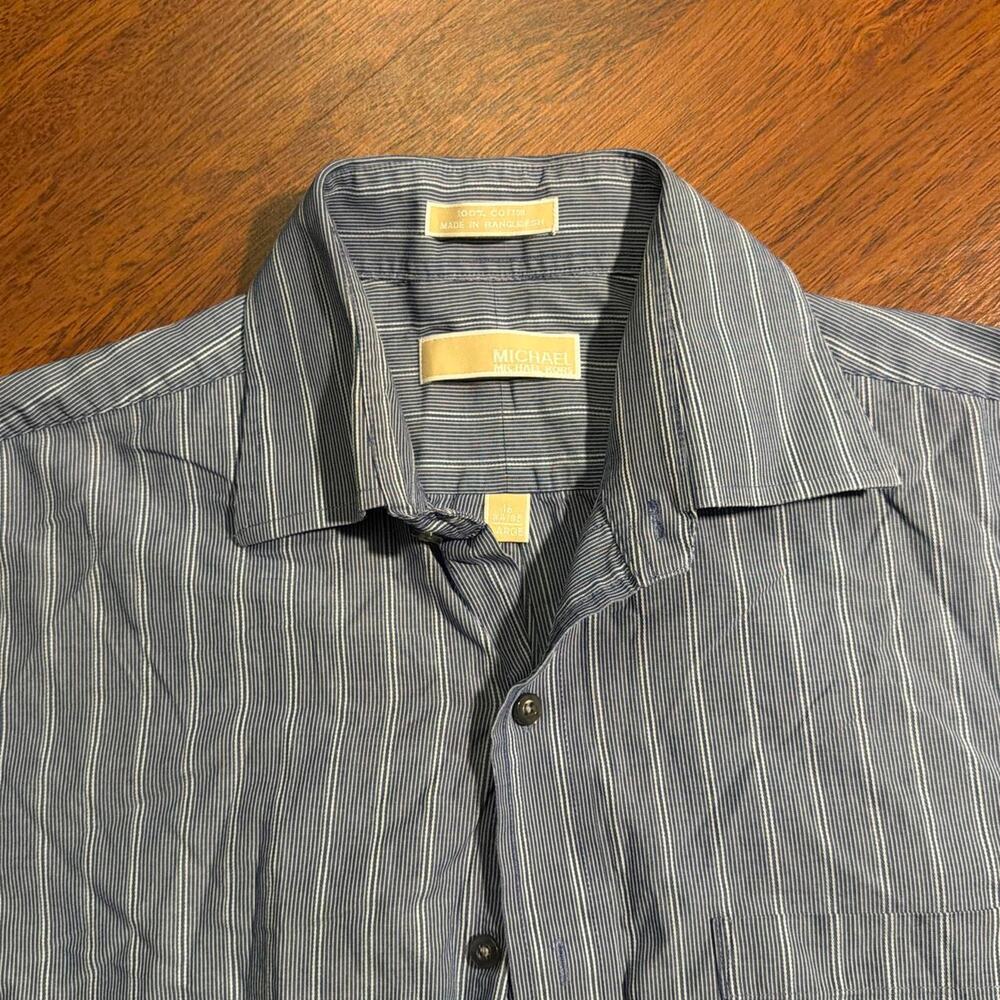Michael kors t shirt blue size